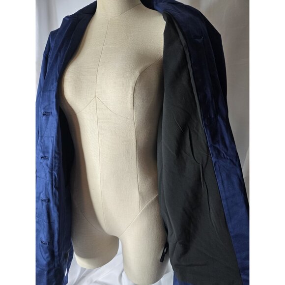 Away The Utility Jacket Size LARGE Navy Blue Travel Jacket - Picture 12 of 13